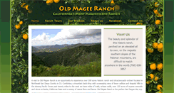 Desktop Screenshot of oldmageeranch.com