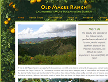 Tablet Screenshot of oldmageeranch.com